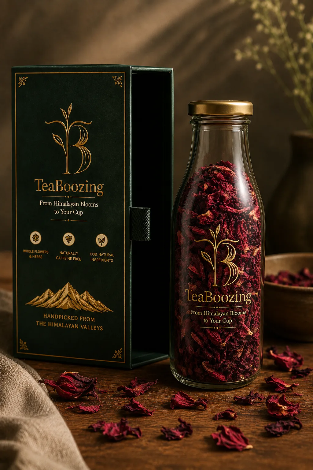 buransh flower tea teboozing