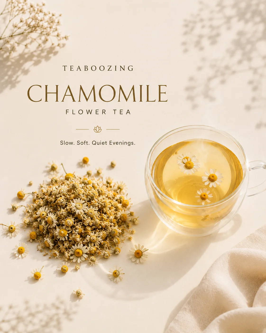 chamomile flower tea