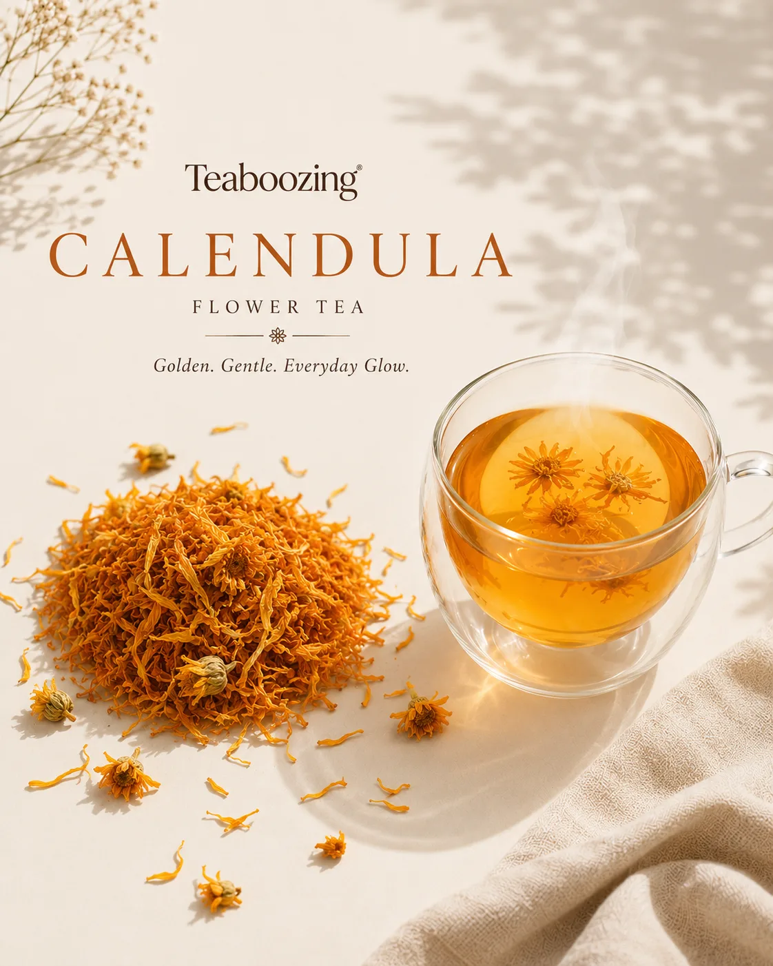 calendula flower tea
