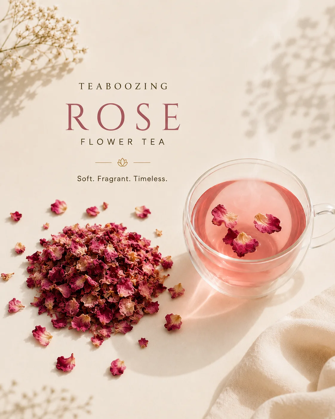 rose flower tea teaboozing details