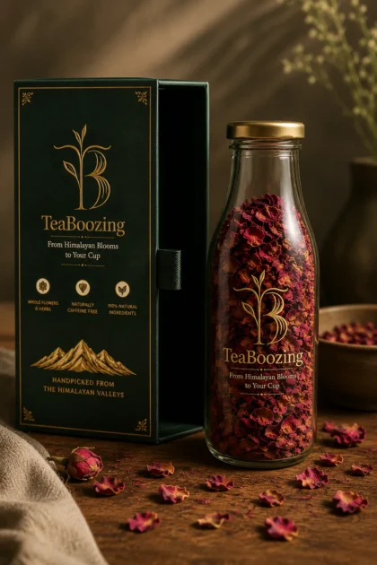 rose flower tea teaboozing